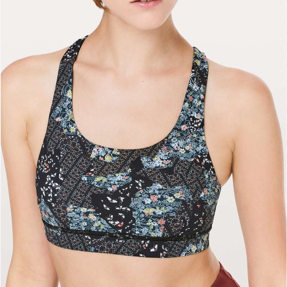 Lululemon Free To Be Serene Bra Size 6 Assemblage Alpine White